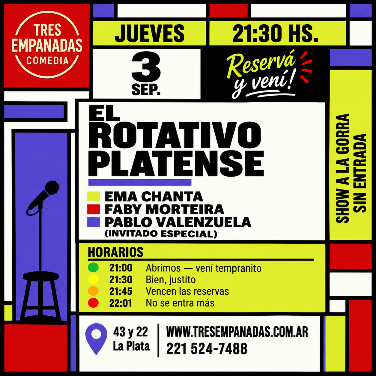 Flyer de El Rotativo Platense — jueves 3 de septiembre